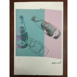 Andy Warhol Litografia cm 57x38 Leo Castelli  - GEORGES ISTRAEL EDITEUR