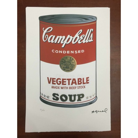 Andy Warhol Litografia cm 57x38 Leo Castelli  - GEORGES ISTRAEL EDITEUR