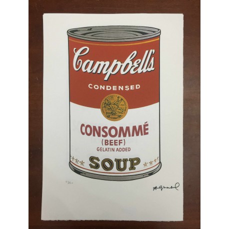 Andy Warhol Litografia cm 57x38 Leo Castelli  - GEORGES ISTRAEL EDITEUR