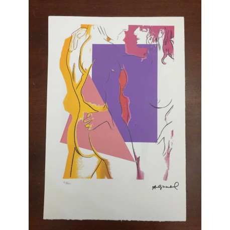 Andy Warhol Litografia cm 57x38 Leo Castelli  - GEORGES ISTRAEL EDITEUR