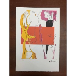 Andy Warhol Litografia cm 57x38 Leo Castelli  - GEORGES ISTRAEL EDITEUR