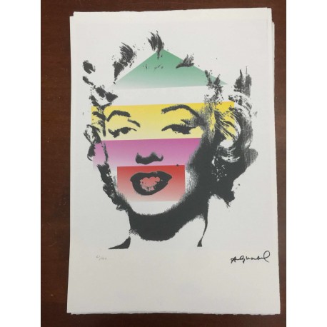 Andy Warhol Litografia cm 57x38 Leo Castelli  - GEORGES ISTRAEL EDITEUR