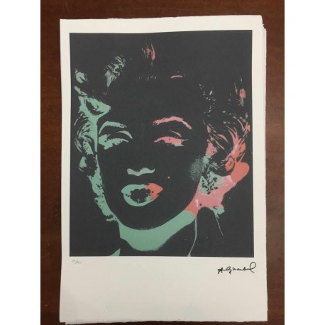 Andy Warhol Litografia cm 57x38 Leo Castelli  - GEORGES ISTRAEL EDITEUR