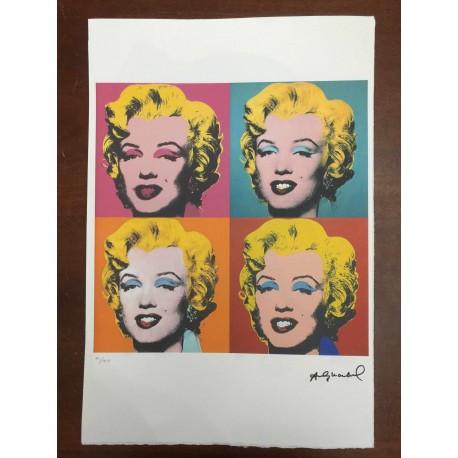 Andy Warhol Litografia cm 57x38 Leo Castelli  - GEORGES ISTRAEL EDITEUR