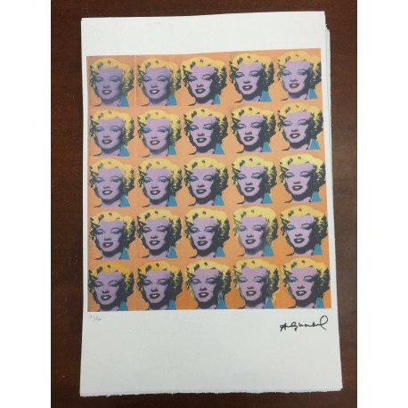 Andy Warhol Litografia cm 57x38 Leo Castelli  - GEORGES ISTRAEL EDITEUR