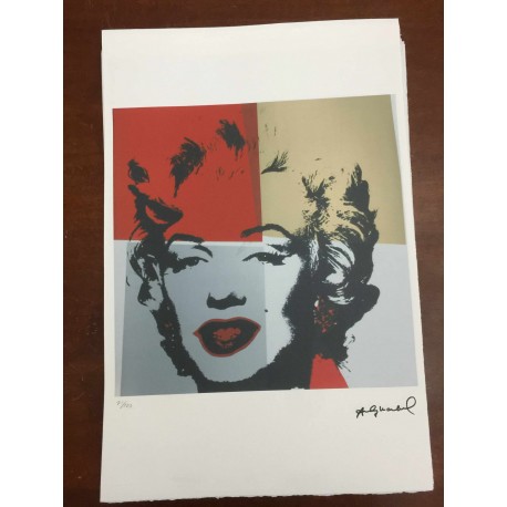 Andy Warhol Litografia cm 57x38 Leo Castelli  - GEORGES ISTRAEL EDITEUR