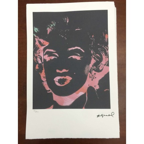 Andy Warhol Litografia cm 57x38 Leo Castelli  - GEORGES ISTRAEL EDITEUR