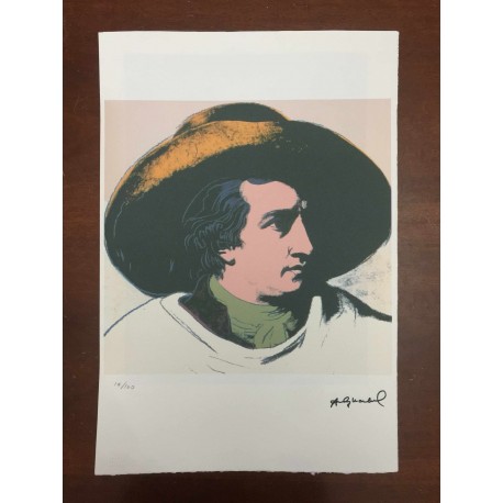 Andy Warhol Litografia cm 57x38 Leo Castelli  - GEORGES ISTRAEL EDITEUR