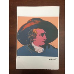 Andy Warhol Litografia cm 57x38 Leo Castelli  - GEORGES ISTRAEL EDITEUR