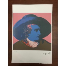 Andy Warhol Litografia cm 57x38 Leo Castelli  - GEORGES ISTRAEL EDITEUR