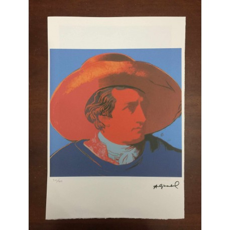 Andy Warhol Litografia cm 57x38 Leo Castelli  - GEORGES ISTRAEL EDITEUR