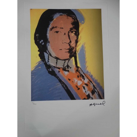 Andy Warhol Litografia cm 57x38 Leo Castelli  - GEORGES ISTRAEL EDITEUR