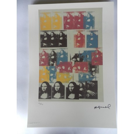 Andy Warhol Lithografie ex. 125 cm 35x50