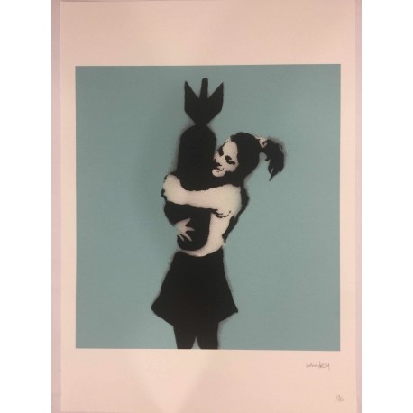 Banksy 50x70 cm edizione POW - Banksy  con certificato