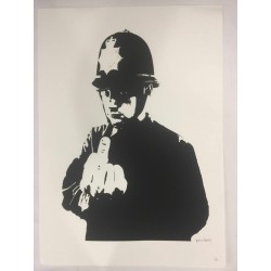 Banksy 50x70 cm edizione POW - Banksy  con certificato