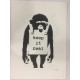 Banksy 50x70 cm edizione POW - Banksy  con certificato