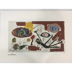 Jean-Michel Basquiat Litografia 50x70 cm edizione Rupert Jasen Smith