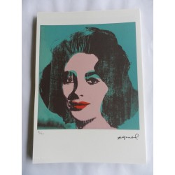 Lithographie Andy Warhol ex. 125 cm 35x50