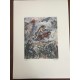 Chagall Marc Litografia cm 50x70 con autentica edizione SPADEM firma matita