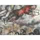 Chagall Marc Litografia cm 50x70 con autentica edizione SPADEM firma matita