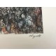 Chagall Marc Litografia cm 50x70 con autentica edizione SPADEM firma matita