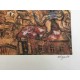 Chagall Marc Litografia cm 50x70 con autentica edizione SPADEM firma matita