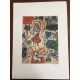 Chagall Marc Litografia cm 50x70 con autentica edizione SPADEM firma matita