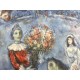 Chagall Marc Litografia cm 50x70 con autentica edizione SPADEM firma matita