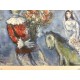 Chagall Marc Litografia cm 50x70 con autentica edizione SPADEM firma matita