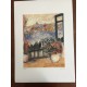 Chagall Marc Litografia cm 50x70 con autentica edizione SPADEM firma matita