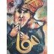 Chagall Marc Litografia cm 50x70 con autentica edizione SPADEM firma matita