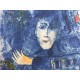 Chagall Marc Litografia cm 50x70 con autentica edizione SPADEM firma matita