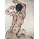 Egon Schiele Litografia cm 50x70 con autentica - ediz. SPADEM - timbro artista