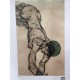 Egon Schiele Litografia cm 50x70 con autentica - ediz. SPADEM - timbro artista