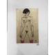 Egon Schiele Litografia cm 50x70 con autentica - ediz. SPADEM - timbro artista