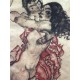 Egon Schiele Litografia cm 50x70 con autentica - ediz. SPADEM - timbro artista