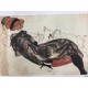 Egon Schiele Litografia cm 50x70 con autentica - ediz. SPADEM - timbro artista