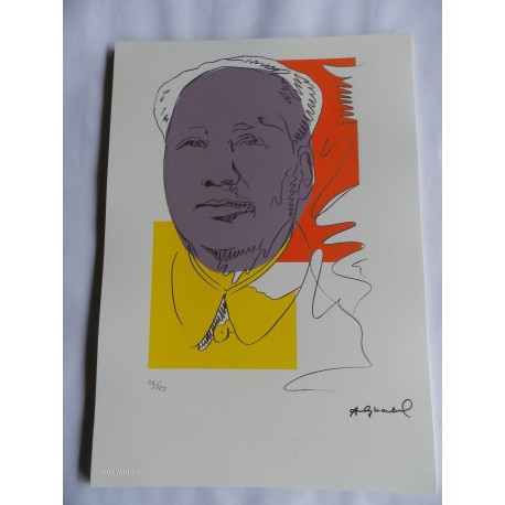 Andy Warhol Lithografie ex. 125 cm 35x50