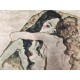 Egon Schiele Litografia cm 50x70 con autentica - ediz. SPADEM - timbro artista