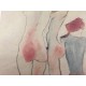 Egon Schiele Litografia cm 50x70 con autentica - ediz. SPADEM - timbro artista