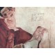 Egon Schiele Litografia cm 50x70 con autentica - ediz. SPADEM - timbro artista