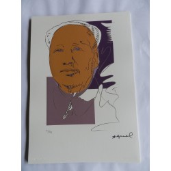 Andy Warhol Litografie ex. 125 cm 35x50