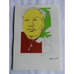 Andy Warhol Lithograph ex. 125 cm 35x50