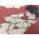 Egon Schiele Litografia cm 50x70 con autentica - ediz. SPADEM - timbro artista