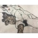 Egon Schiele Litografia cm 50x70 con autentica - ediz. SPADEM - timbro artista