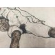 Egon Schiele Litografia cm 50x70 con autentica - ediz. SPADEM - timbro artista