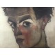 Egon Schiele Litografia cm 50x70 con autentica - ediz. SPADEM - timbro artista