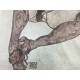 Egon Schiele Litografia cm 50x70 con autentica - ediz. SPADEM - timbro artista