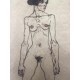 Egon Schiele Litografia cm 50x70 con autentica - ediz. SPADEM - timbro artista