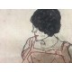 Egon Schiele Litografia cm 50x70 con autentica - ediz. SPADEM - timbro artista